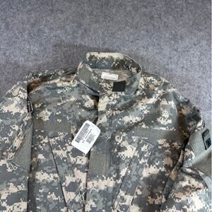 US Army ACU Military Jacket Mens Green Camo Uniform Tactical Combat Medium NWT